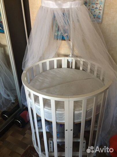 Кроватка трансформер для новорожденного 7в1