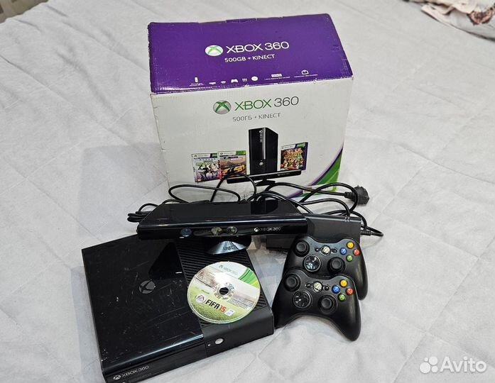 Xbox 360 E-250gb Kinect
