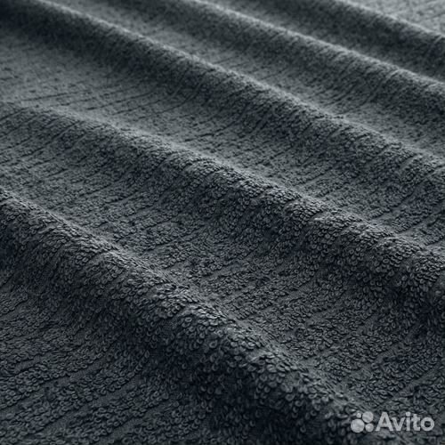 Вогшён темно-серое банное полотенце 70x140 см