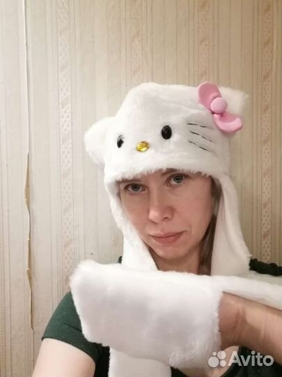 Шапка Hello kitty