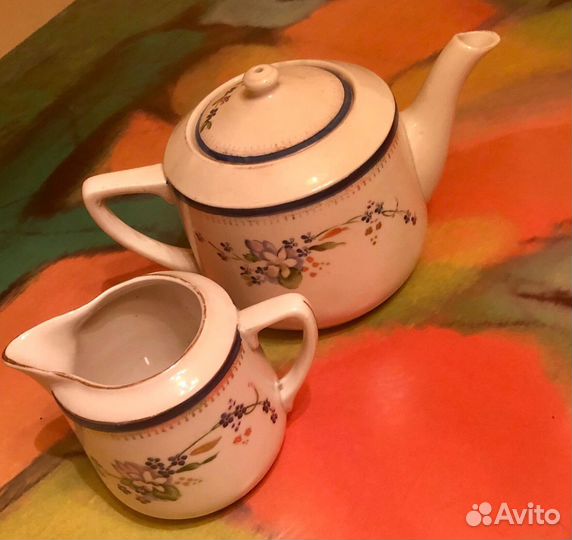 Лукошко Фигурки фарфор фаянс винтаж СССР