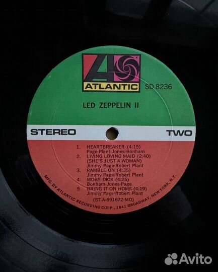 LED Zeppelin - LED Zeppelin II US 1 press monarch