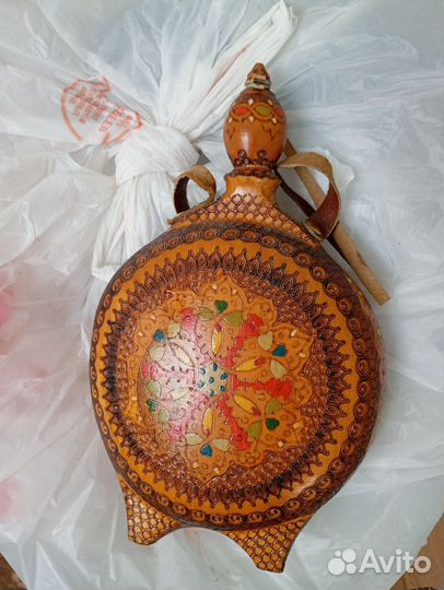 Фляга деревянная