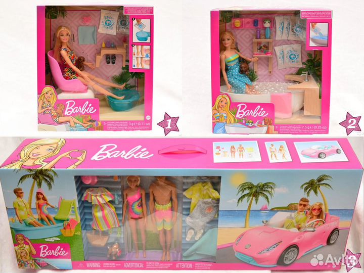 Новые наборы Barbie, Chelsea, Spirit
