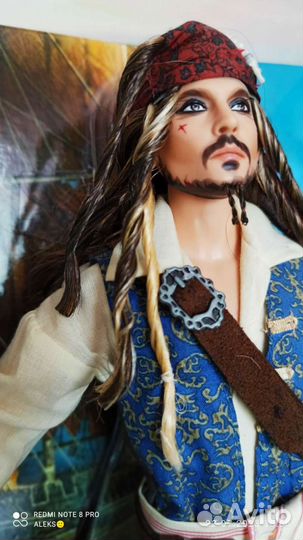 Барби Капитан Джек Воробей Пираты Карибского моря