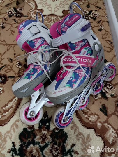 Детские раздвижные ролики 31-35