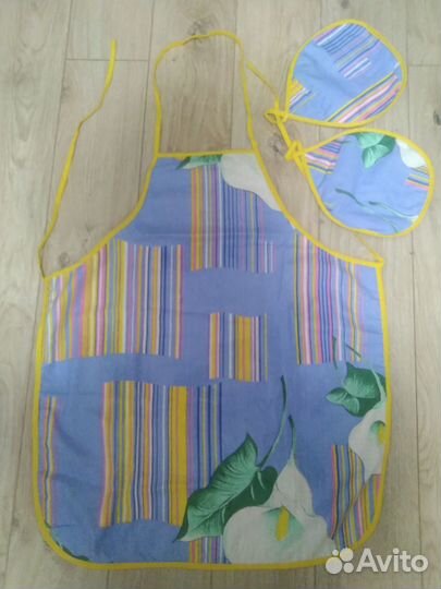 Фартук шеф-повар; цветной+прихватки