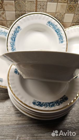 Тарелки Прокопьевский фарфор