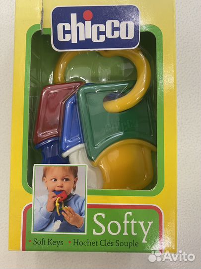 Грызунки, Chicco прорезыватель-погремушка