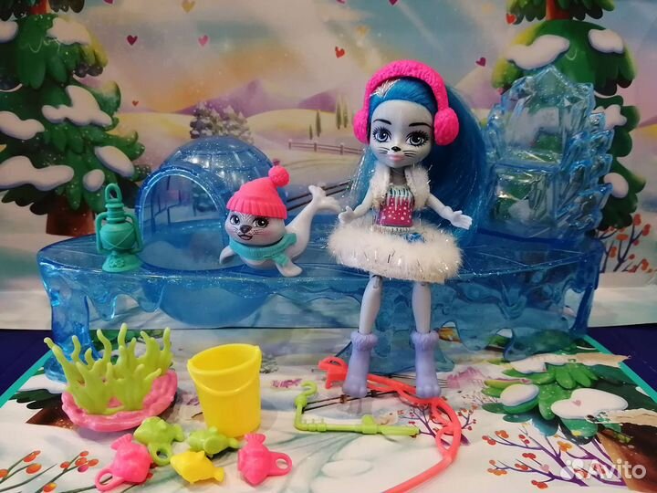 Куклы энчантималс, Enchantimals, Зимние