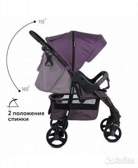 Коляска прогулочная Babyton Comfort Plus Purple