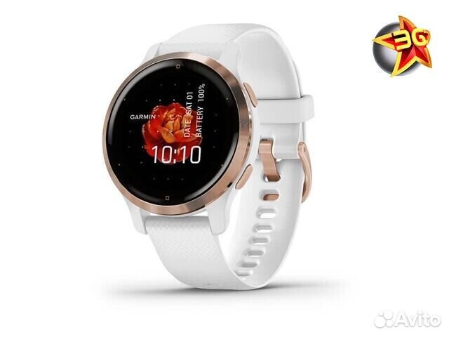 Часы Garmin Venu 2S White/Rose Gold
