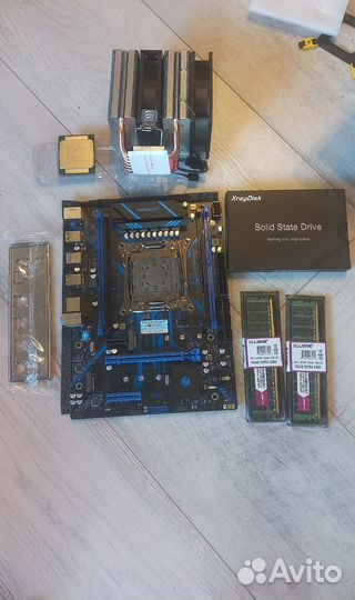 Набор материнская плата процессор кулер озу ssd