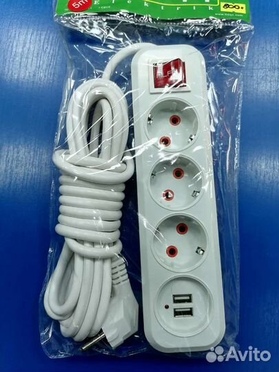 Электро удлинители и сетевые фильтры