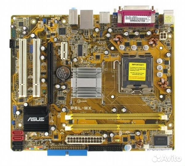 Материнская плата asus P5L-MX