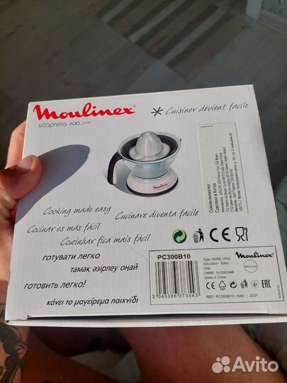 Moulinex pc300 Соковыжималка для цитрусовых