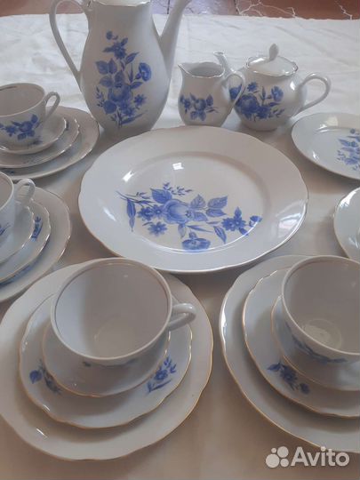 Чайно кофейный сервиз гдр