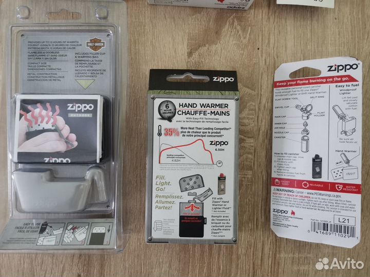 Каталитические грелки Zippo, оригинал из США