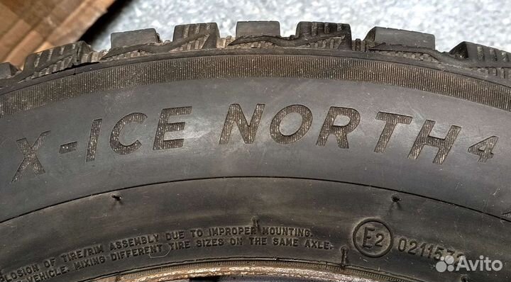 Колеса michelin X-Ice North 4 185/65 R15 Vesta Log