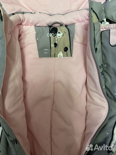 Зимний комбинезон для девочки 68 74