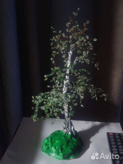 Деревья и цветы из бисера