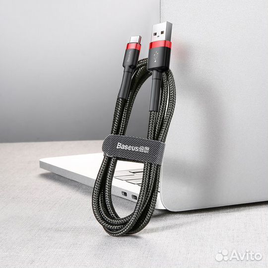 Кабель Baseus Cafule USB - Type-C 2 м