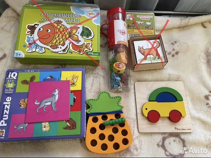 Развивающие игрушки от 1 года до 2,5