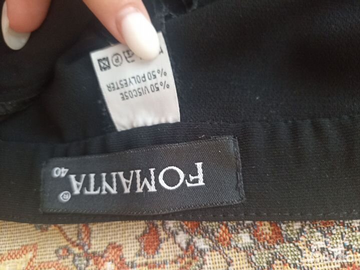 Брюки карго широкие для девочки