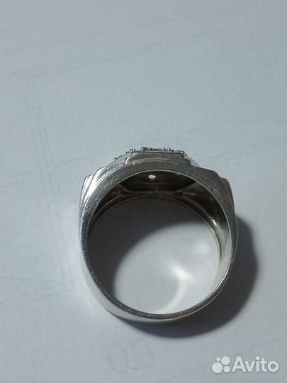 Мужской перстень серебро