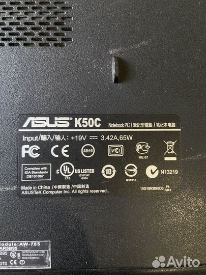 Asus k50C
