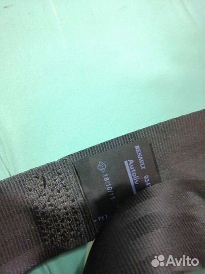 Ремни безопасности Renault Logan