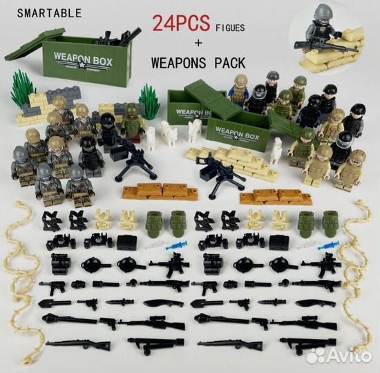 Лего минифигурки военные