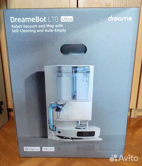 Робот-пылесос Xiaomi Dreame L10 Ultra White новый