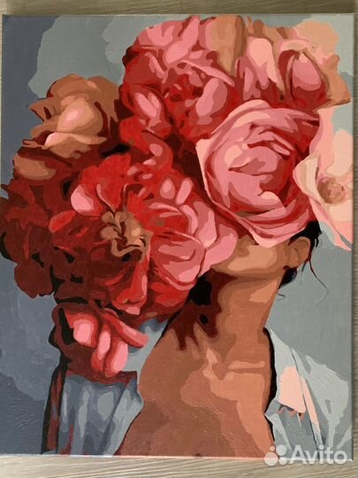 Картина акриловыми красками на подрамнике 40х50 см