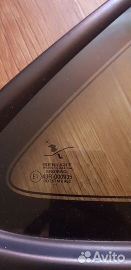 Стекло кузовное заднее saab 93og