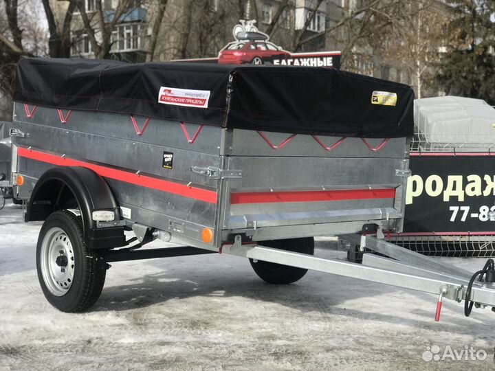 Прицеп Крепыш 2 низкий тент (H600)