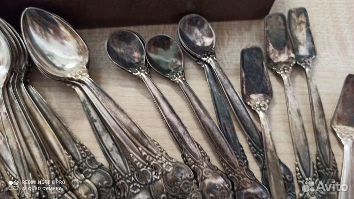 Столовые приборы Троянда мельхиор посеребрение