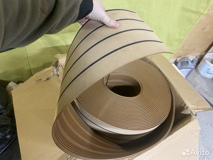 Искуственный тик пвх (Палубное покрытие) 200ммx5мм