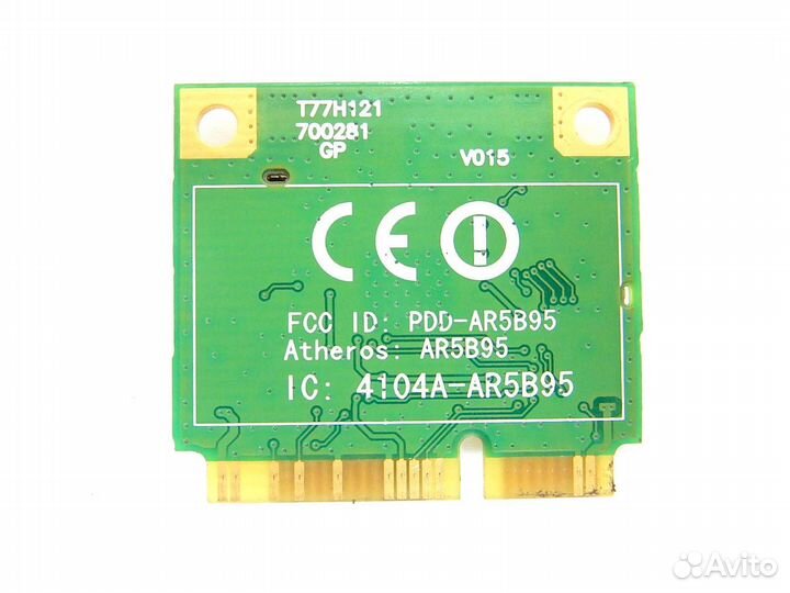 Wi-Fi mini pci e 802.11 b/g (обмен на термопасту)