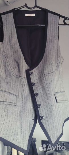 Галстук - бант, брошка Жилетка рубашка боди