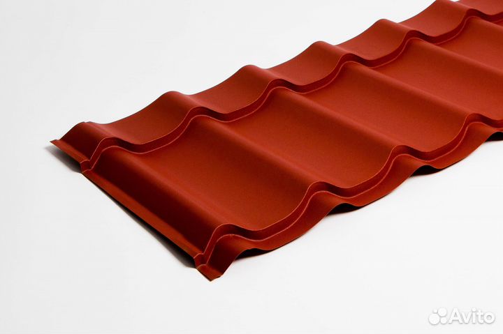 Металлочерепица с полимерной окраской 18 расцветок