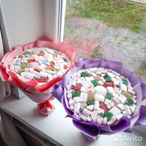 Съедобные букеты сладкий детский вкусный подарок