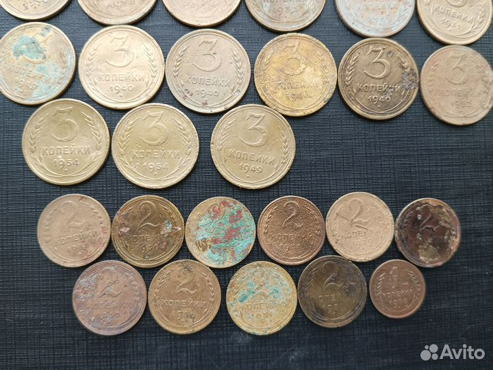 40 монет раннего СССР до 1957 года