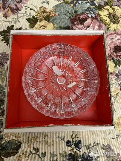 Пепельница хрусталь