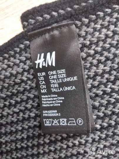 Шарф мужской H&M новый