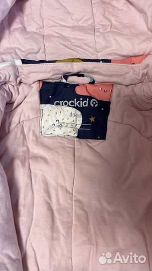 Зимний комбинезон для девочки 80 86 crockid
