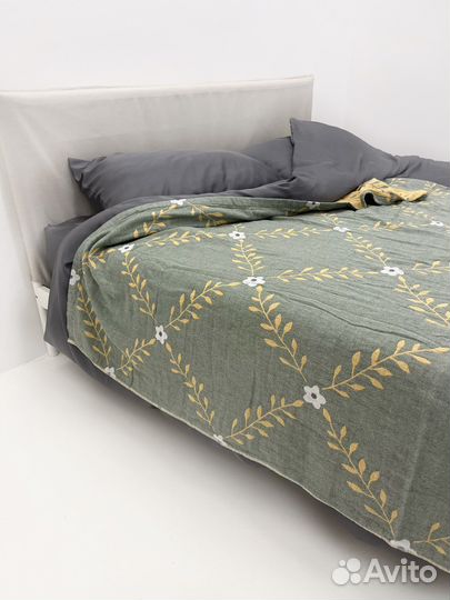 Плед покрывало муслиновый двусторонний