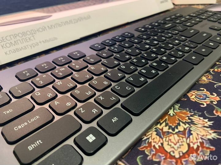 Беспроводная клавиатура и мышь SmartBuy Grey/Black