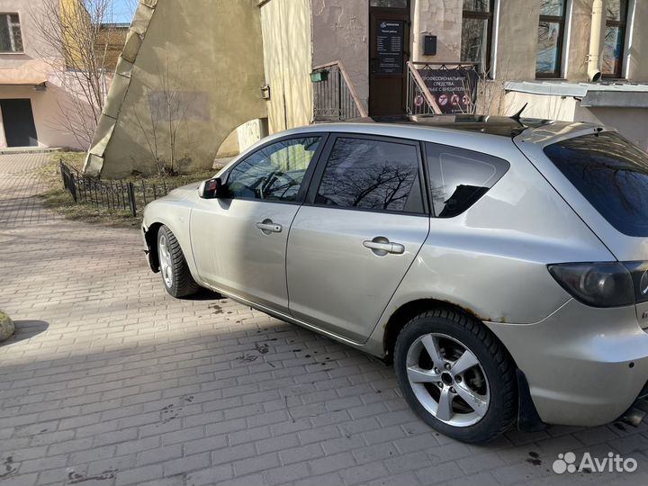 Mazda 3 1.6 AT, 2007, битый, 300 000 км