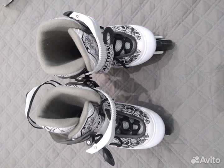 Роликовые коньки детские раздвижные 26-29 размер